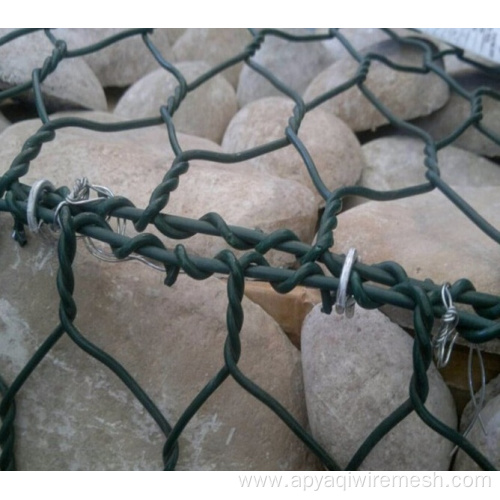 twisted hexagonal gabion box gabion basket Retaining Wall